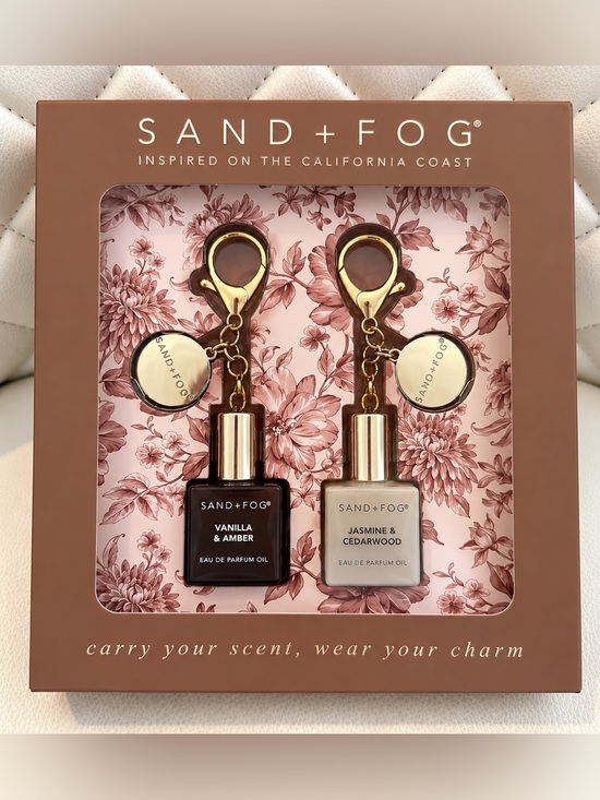 Sand + Fog Other - Sand + Fog  Vanilla & amber & Jasmine cedarwood Keychain Set